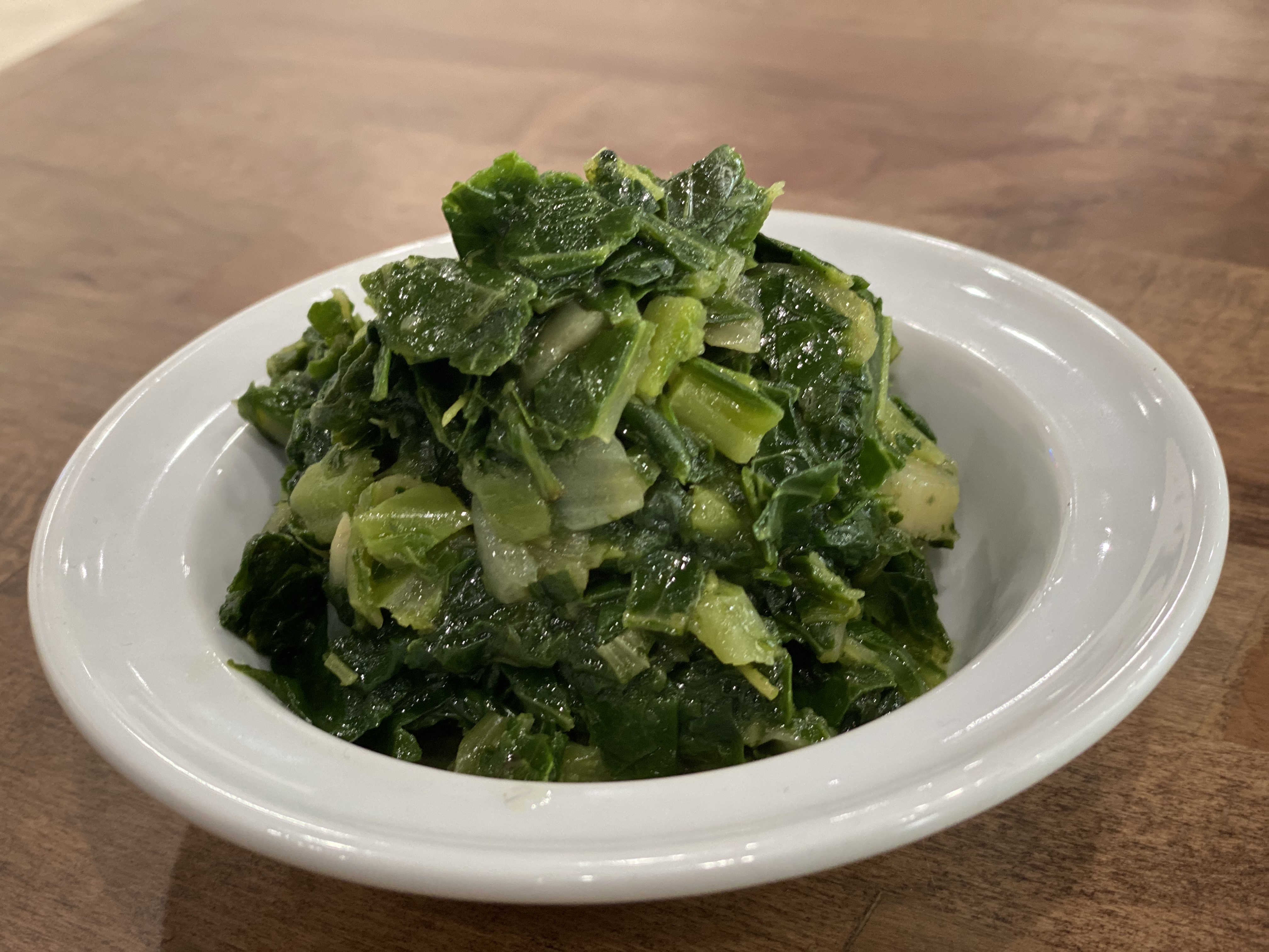 Order Spinach-Collard Green food online from Fusion Vibes Kitchen + Bar store, Richardson on bringmethat.com