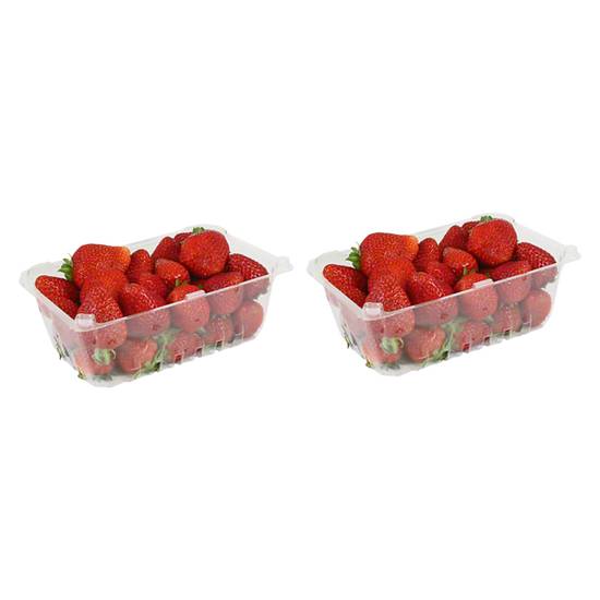 Order Strawberries 1lb 2pk food online from Everyday Needs by Gopuff store, Los Angeles on bringmethat.com