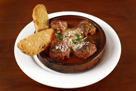 Order Wood Fire Roasted Pork and Beef Meatballs food online from Marzano Restaurant store, Oakland on bringmethat.com
