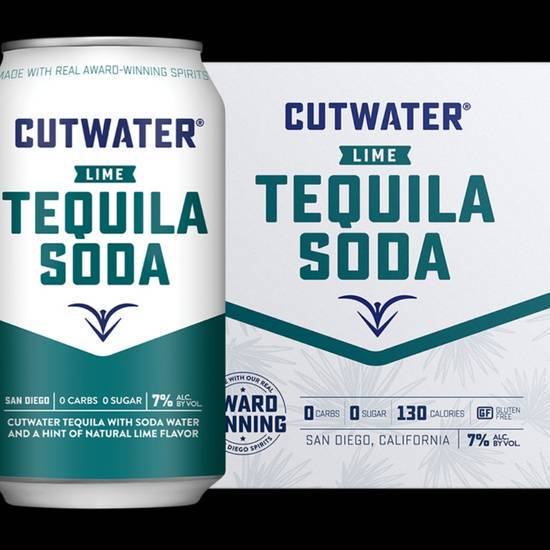 Order Cutwater Lime Tequila Soda | 7% abv food online from Pink Dot store, Chino Hills on bringmethat.com