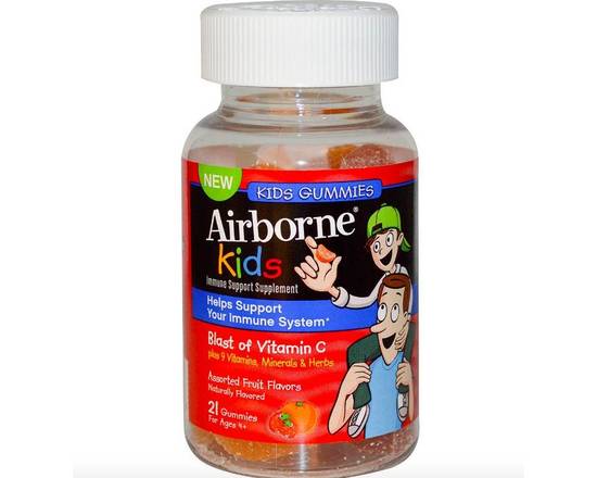 Order AirBorne Kids Immune Support Gummies 21 ct food online from McLean Ave Pharmacy store, Yonkers on bringmethat.com