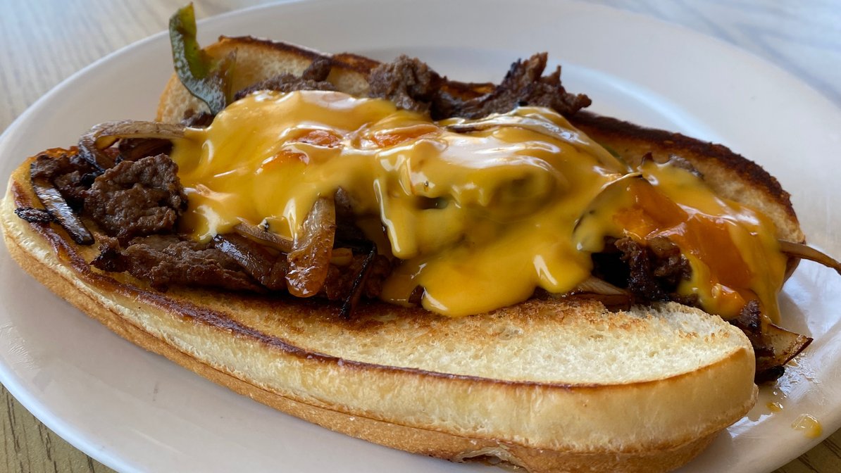 Order Philly Cheese Steak food online from Papa Mak's Burgers store, San Francisco on bringmethat.com