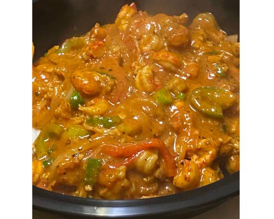 Order Crawfish Jambalaya (Gluten Free) food online from High Street Caffe store, West Chester on bringmethat.com