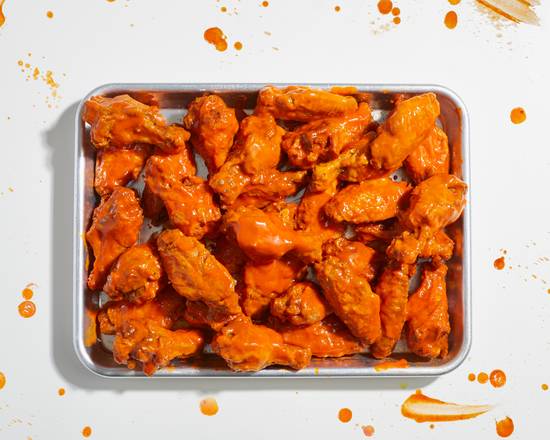 Order 32 Buffalo Chicken Wings food online from Just Wing It store, Charlotte on bringmethat.com
