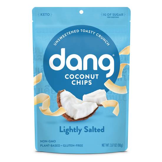 Order Dang Coconut Chips Lightly Salted Unsweetened (3.17 oz) food online from Rite Aid store, Yamhill County on bringmethat.com