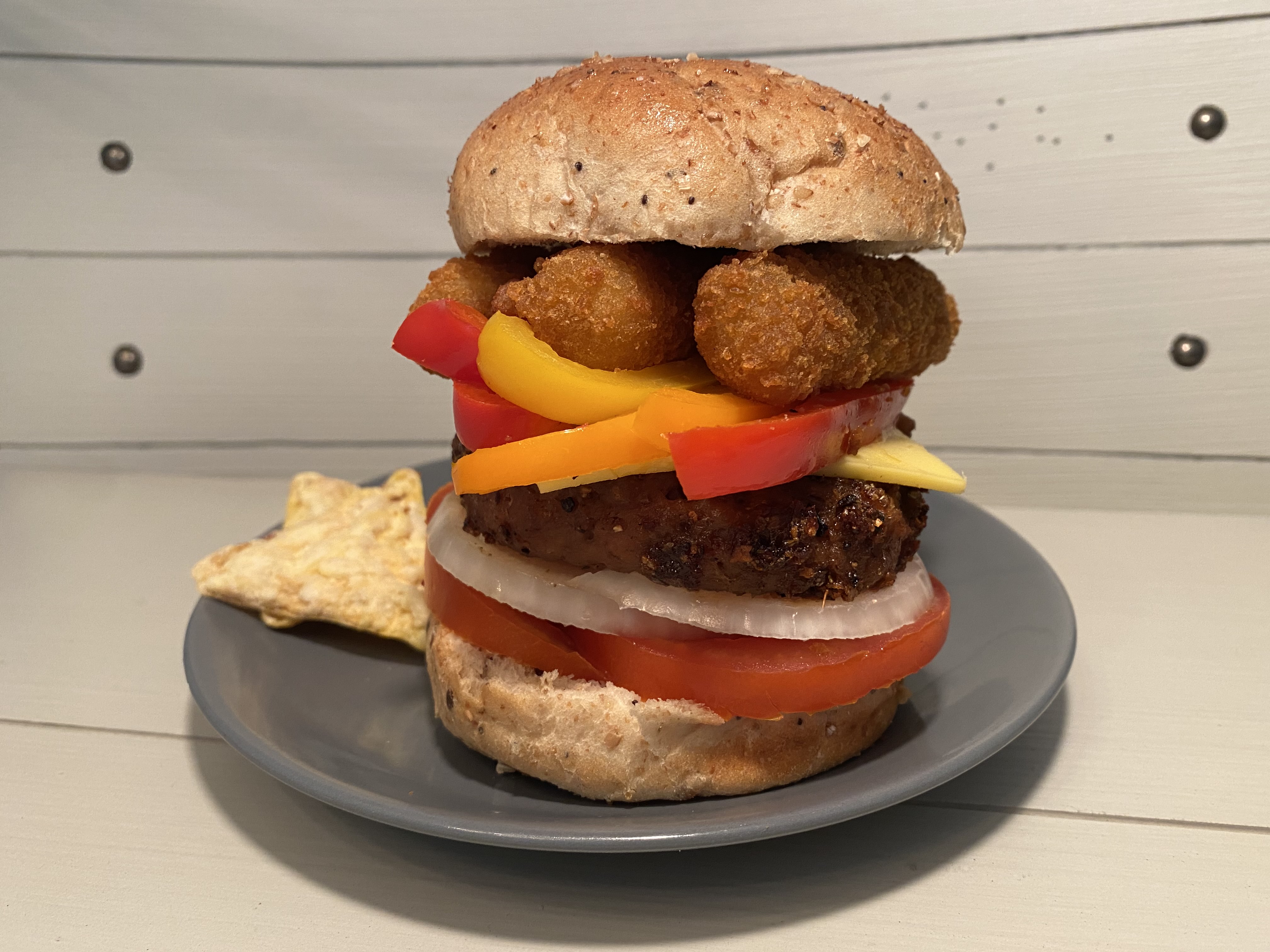Order The Mozzy Burger food online from James & Jo Cafe store, Abingdon on bringmethat.com