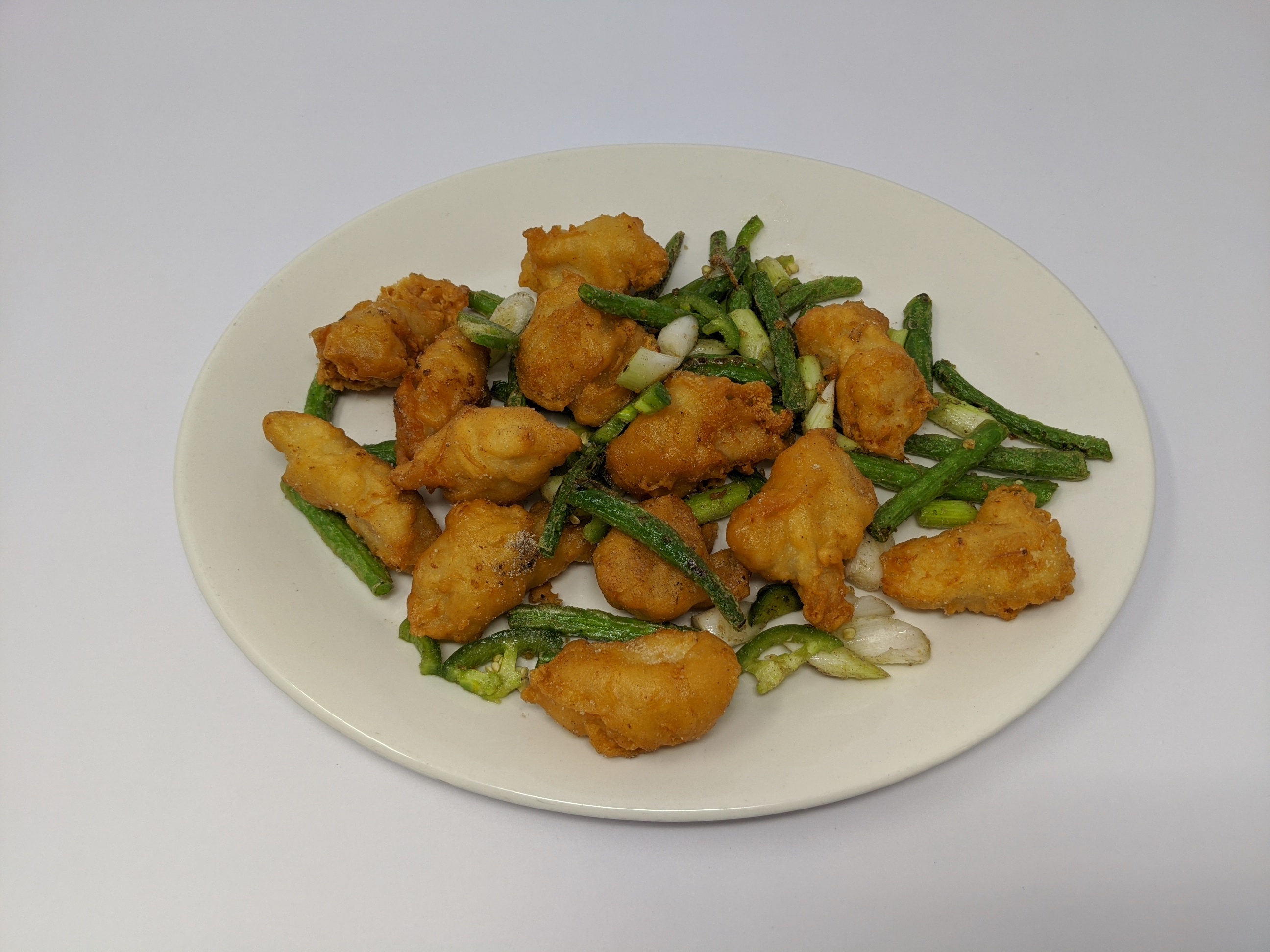 Order Salt & Pepper Chicken with String Beans food online from Sunflower store, Hayward on bringmethat.com
