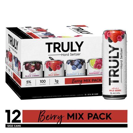 Order 12pk Can Truly Berry Mix food online from Bws Beer Wine & Spirit store, San Jose on bringmethat.com