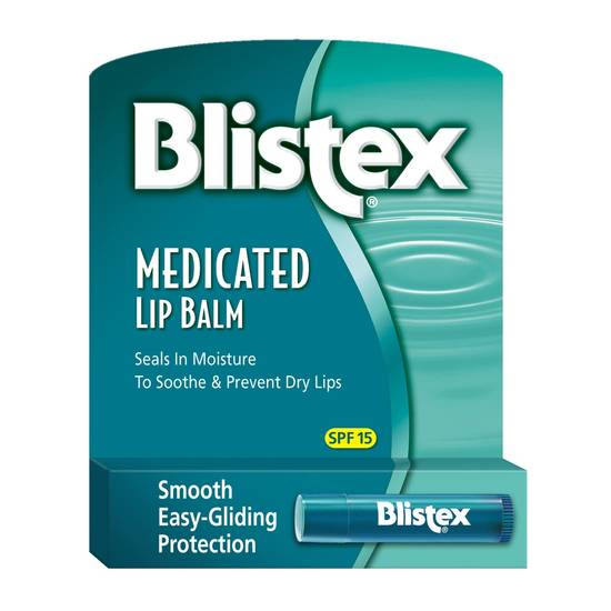 Order Blistex Medicated Lip Balm SPF 15 food online from Exxon Food Mart store, Port Huron on bringmethat.com