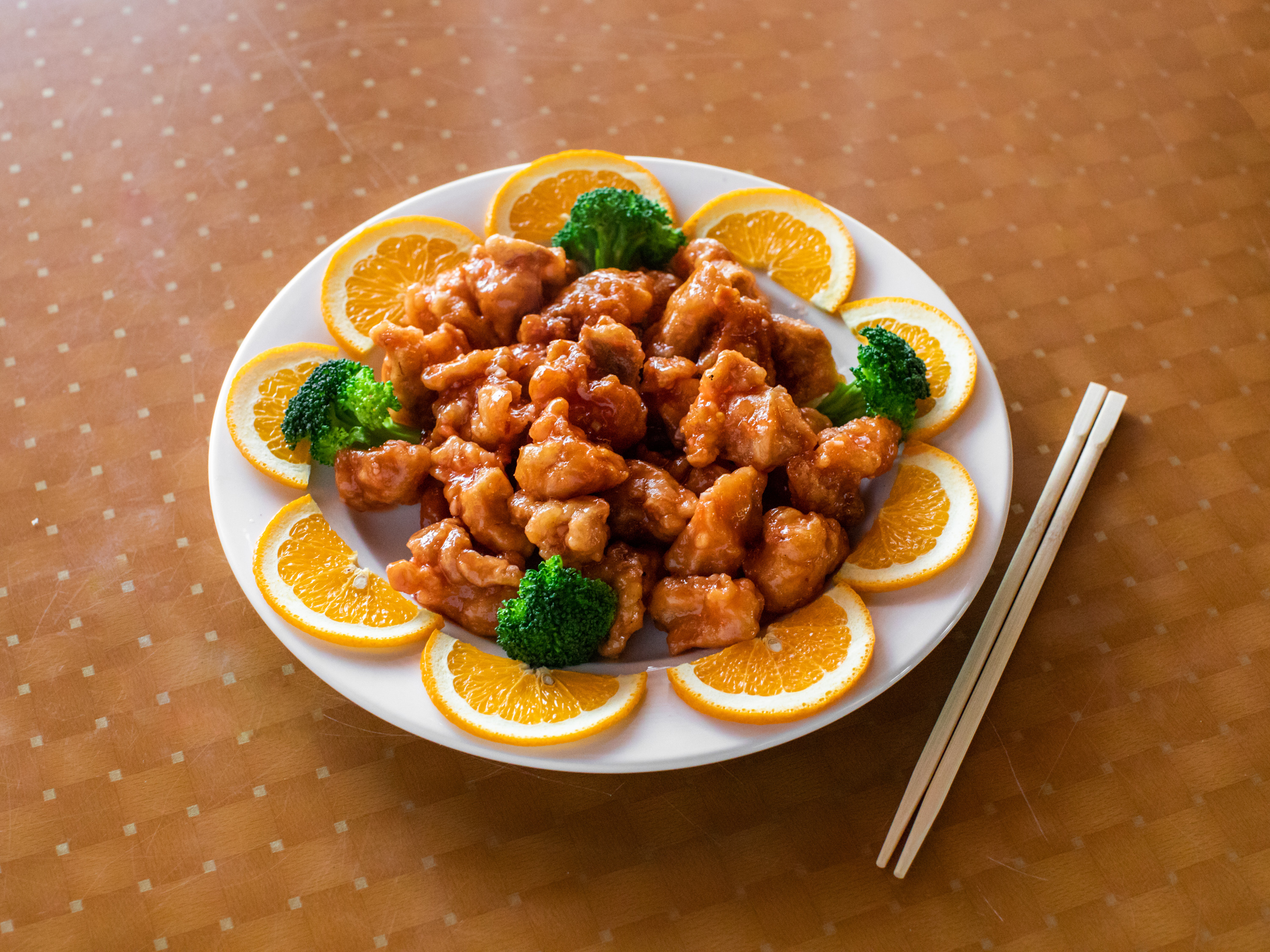 Order Orange Chicken food online from Makoto Japanese Buffet store, Vancouver on bringmethat.com