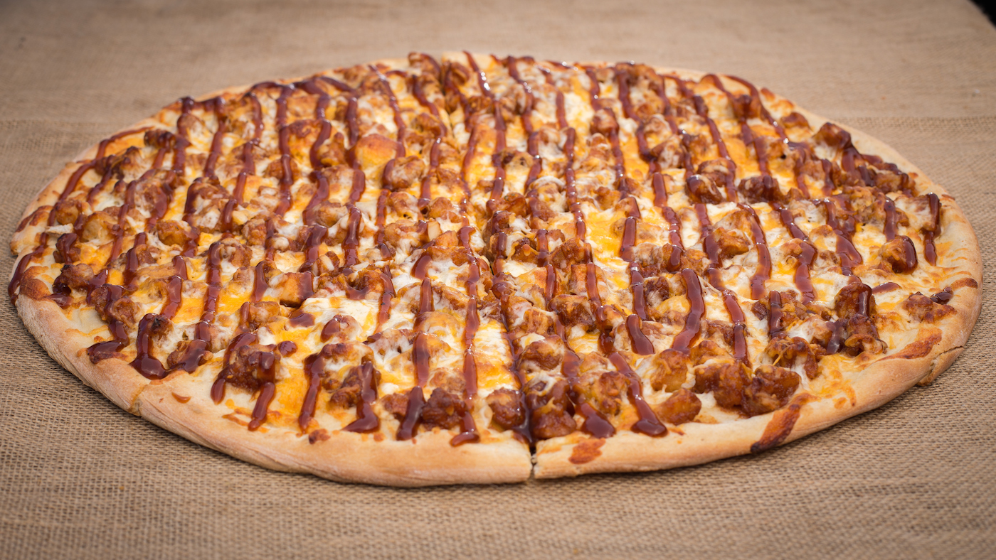 Order BBQ Chicken Pizza food online from Golden Desserts store, Albany on bringmethat.com