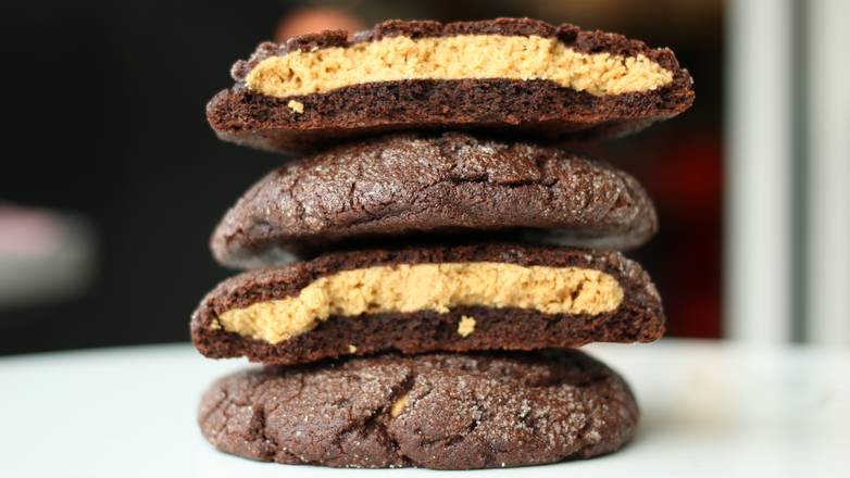 Order Peanut Butter Filled Chocolate Cookie food online from World Street Kitchen store, Minneapolis on bringmethat.com