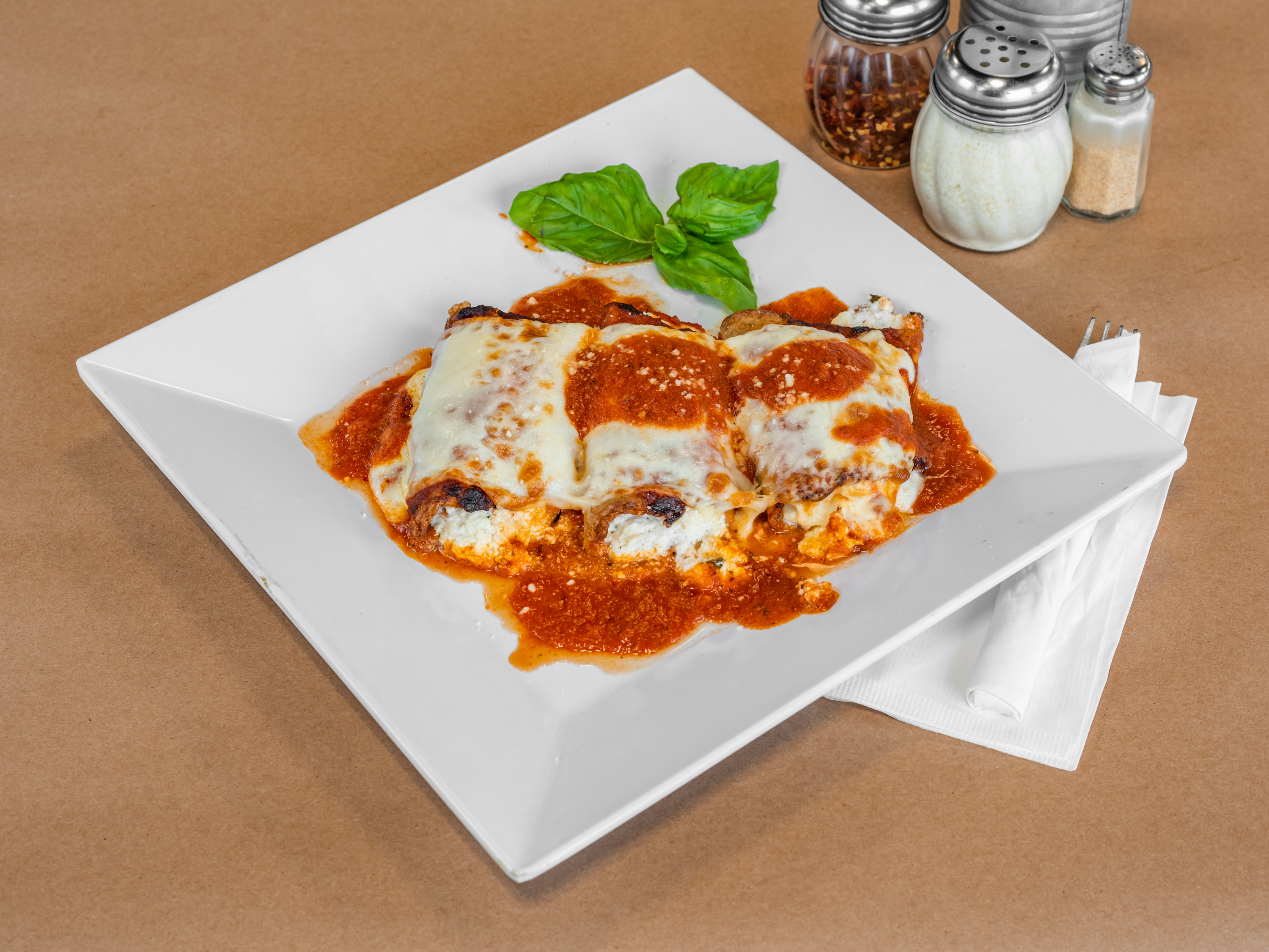 Order Eggplant Rollatini  food online from Santino Pizza Etc store, Neptune City on bringmethat.com