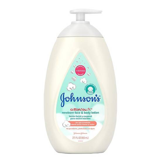 Order Johnson's® 27.1 fl. oz. CottonTouch™ Newborn Face and Body Lotion food online from Bed Bath & Beyond store, Daly City on bringmethat.com