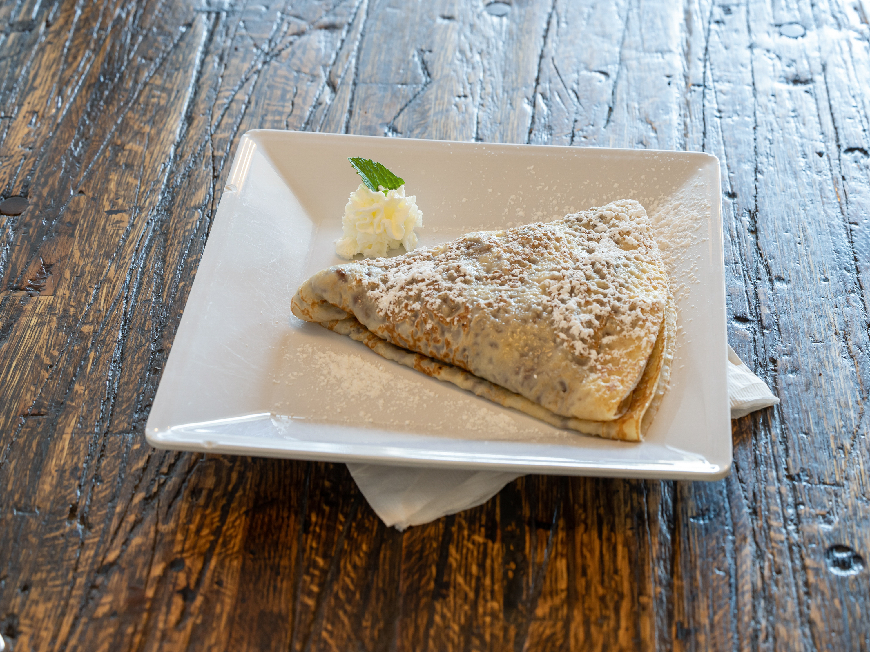 Order Nutella with 2 Toppings Crepe food online from Coco Crepes Waffles & Coffee store, Spring on bringmethat.com