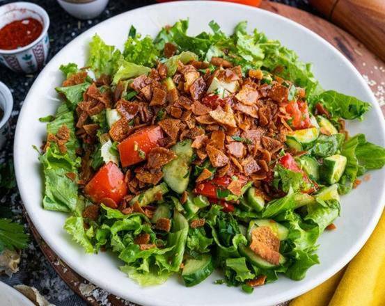Order Fattoush Salad food online from Open Sesame - West Hollywood store, Los Angeles on bringmethat.com