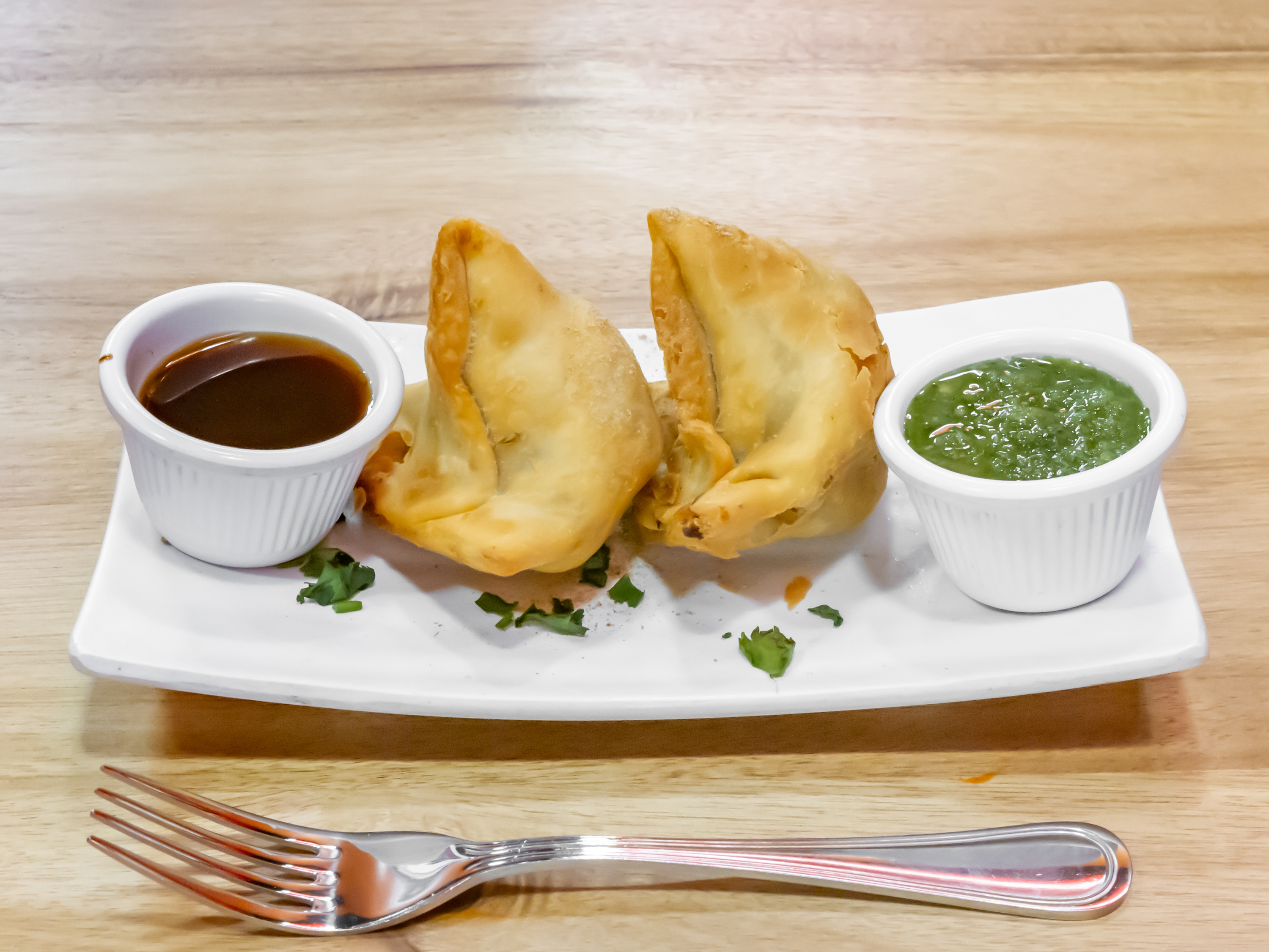 Order Vegetable Samosas food online from India House Authentic Cuisine store, Post Falls on bringmethat.com