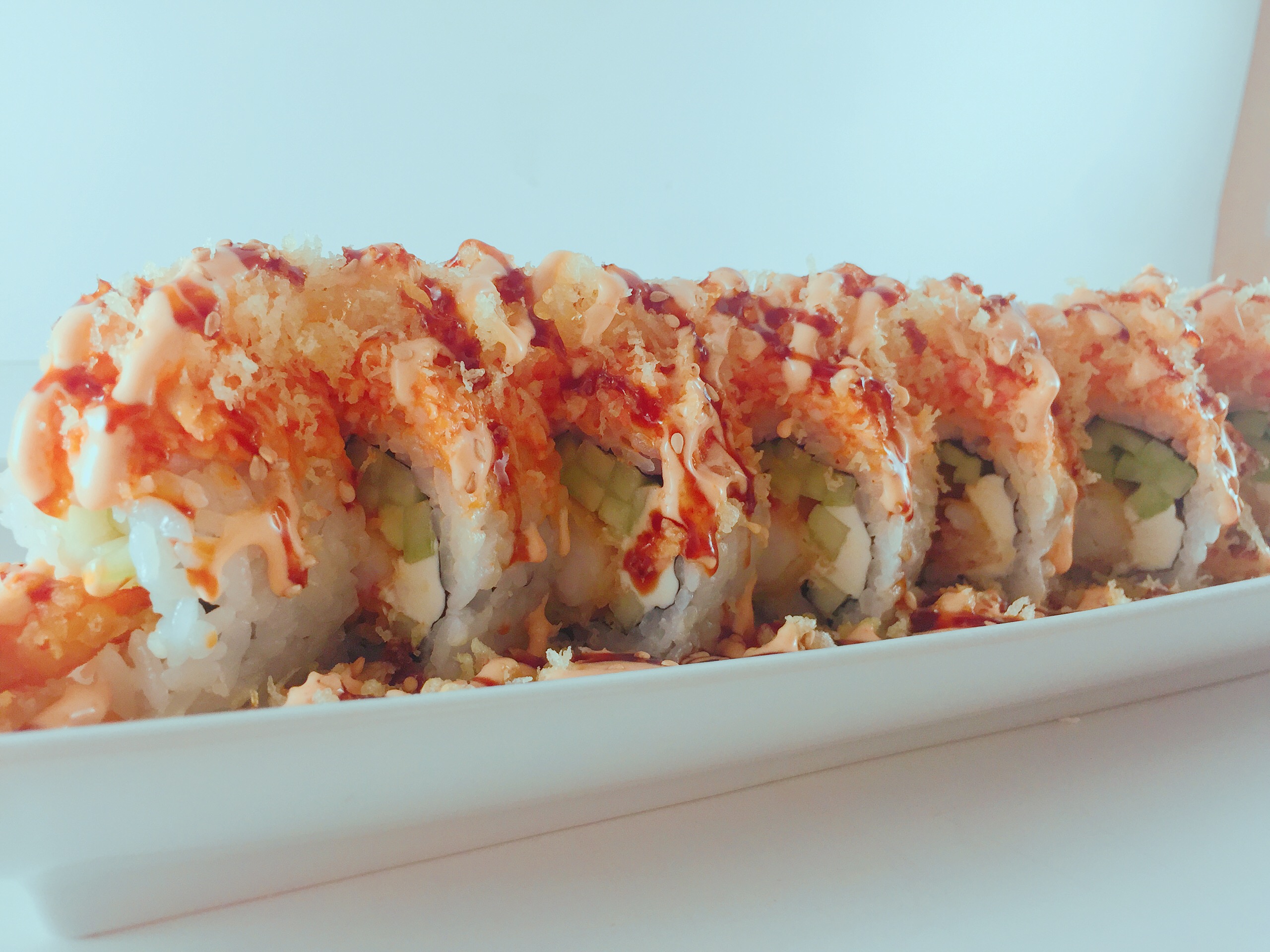 Order Seared Hamachi Roll food online from Kaki Sushi store, San Diego on bringmethat.com