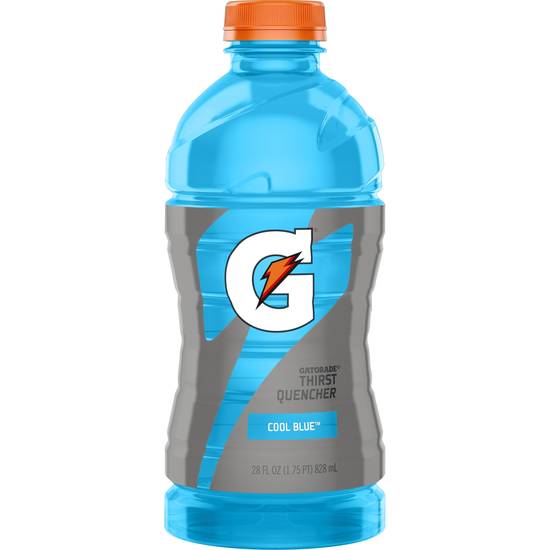 Order Gatorade Thirst Quencher Cool Blue Bottle (28 oz) food online from Rite Aid store, Brook Park on bringmethat.com