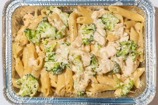 Order Creamy Chicken & Broccoli Penne food online from John Incredible Pizza Company store, Las Vegas on bringmethat.com