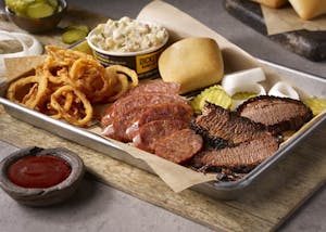 Order Old School Plate food online from Dickey Barbecue Pit store, Houston on bringmethat.com