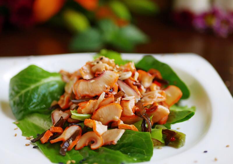 Order Squid Salad food online from Four Leaves Asian Restaurant store, Huntsville on bringmethat.com