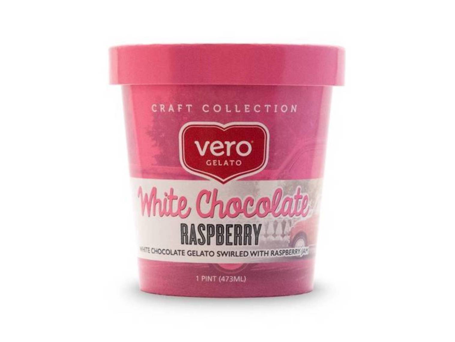 Order White Chocolate Raspberry food online from Slice Factory store, Chicago on bringmethat.com