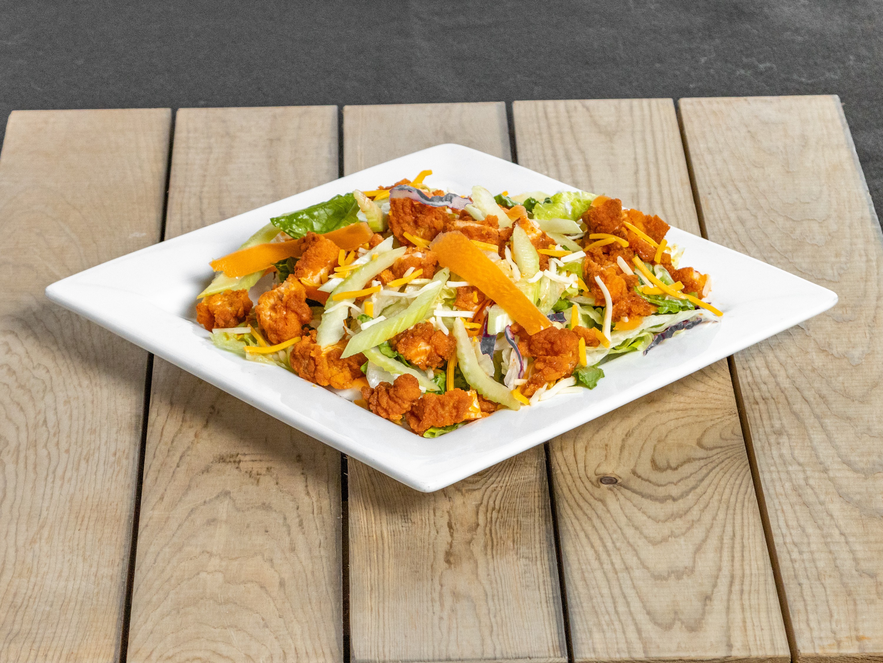 Order Buffalo Chicken Salad food online from Toadies Bar And Grill store, Bedford on bringmethat.com