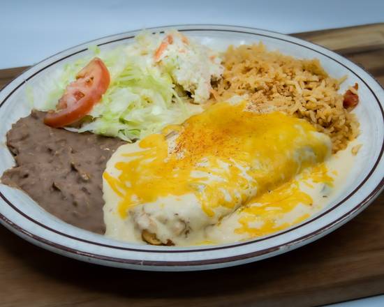 Order Sour Cream Chicken Enchiladas food online from Los Panchitos store, San Angelo on bringmethat.com