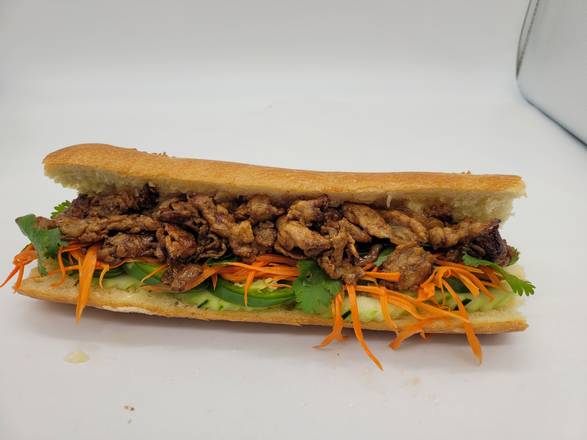 Order Grilled Pork Sandwich food online from Boba Wings store, Antioch on bringmethat.com