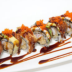 Order Dragon Maki   一虾SA food online from Jin's Fine Asian Cuisine store, Brookline on bringmethat.com