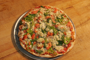 Order Great Garden New York Thin Crust Pizza food online from Tomaso store, Marion on bringmethat.com