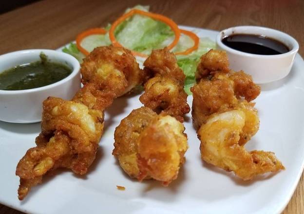 Order Shrimp Pakora food online from Rajput Indian Cuisine store, Norfolk on bringmethat.com