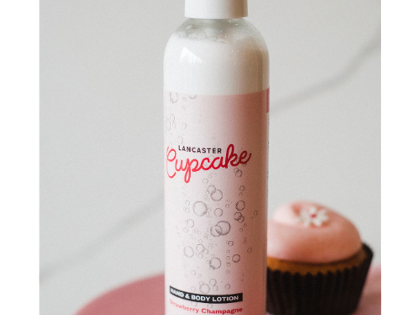 Order Body Lotion - Strawberry Champagne food online from Lancaster Cupcake store, Lancaster on bringmethat.com