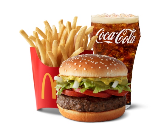 Order Homestyle Burger Meal food online from McDonald's store, League City on bringmethat.com