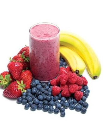 Order Strawberry, Banana & Blueberry Smoothie food online from Smith finest deli store, Brooklyn on bringmethat.com