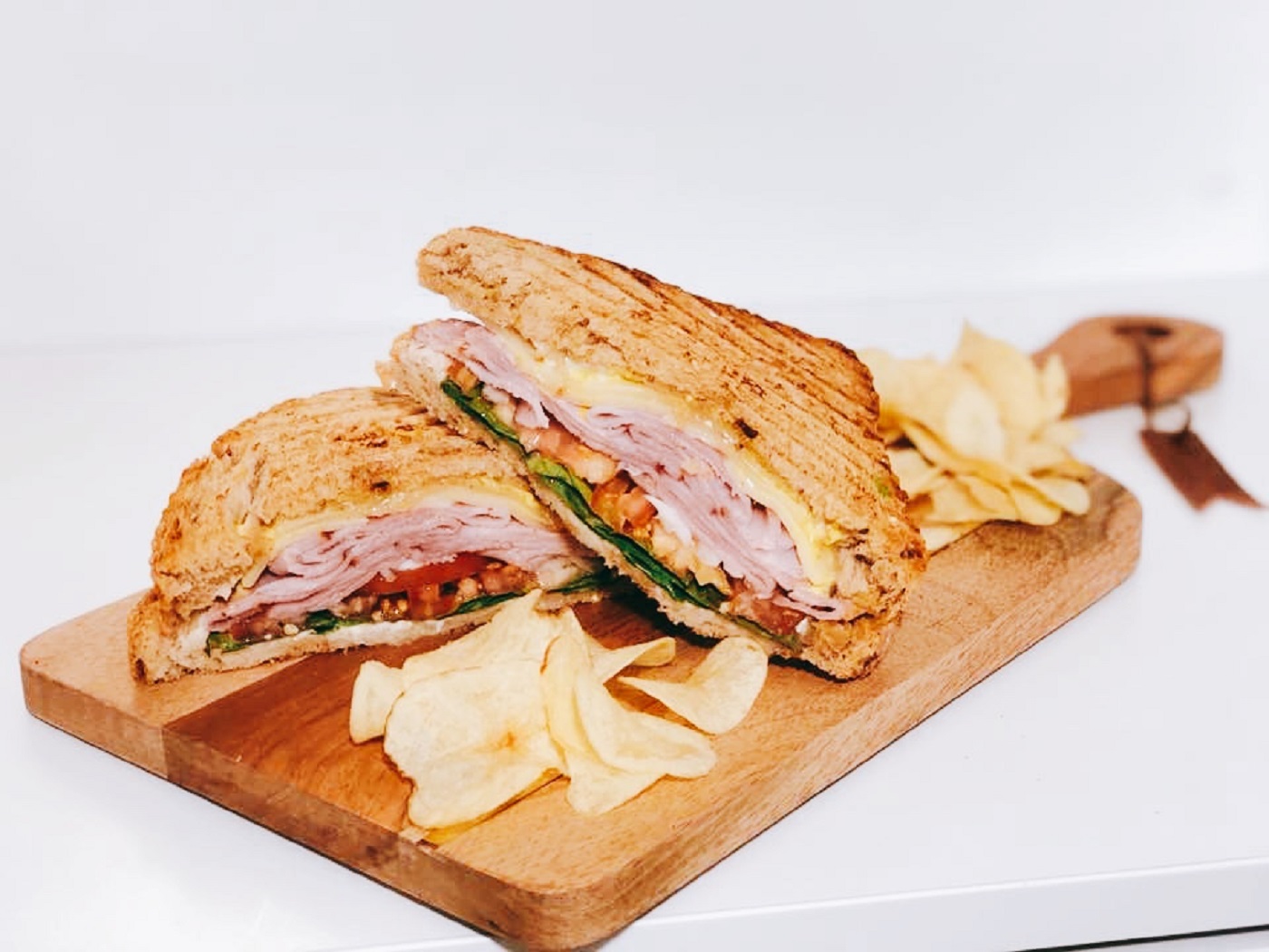 Order Ham and Swiss Sandwich food online from Jireh Bakery Cafe store, Centreville on bringmethat.com
