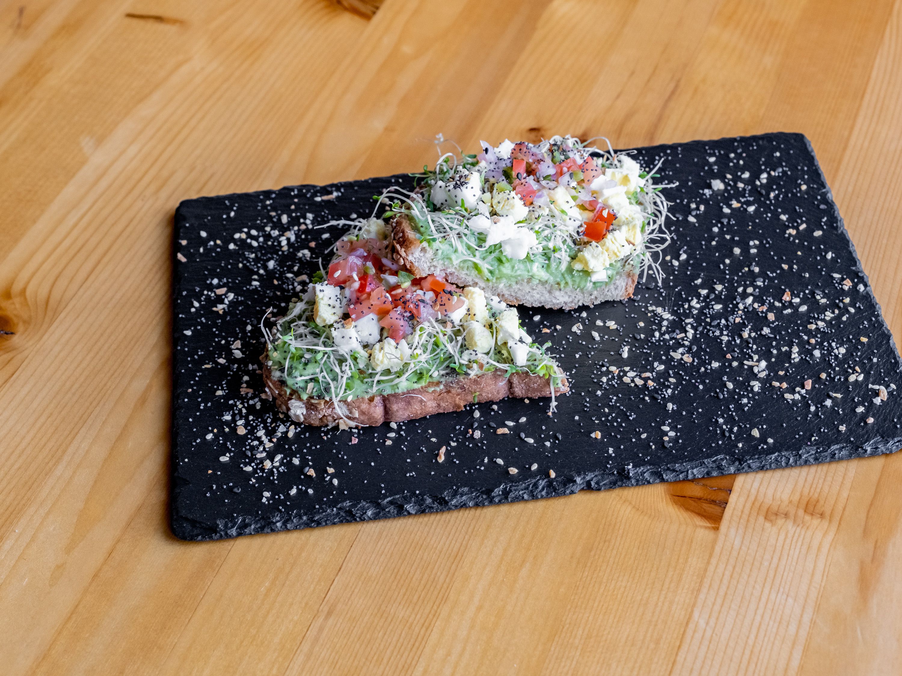 Order Avocado Toast food online from Paragon Cafe store, Costa Mesa on bringmethat.com
