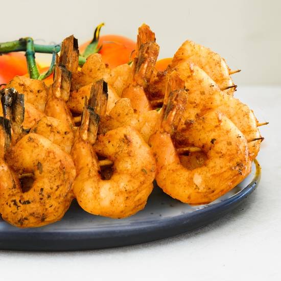 Order SIDE Grilled Shrimp (1 Skewer) food online from Hummus store, Las Vegas on bringmethat.com