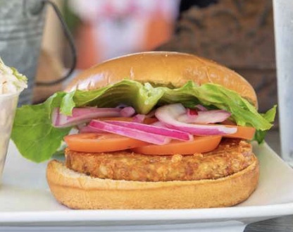 Order Veggie Burger food online from Gold Rush Eatery store, Sunnyvale on bringmethat.com