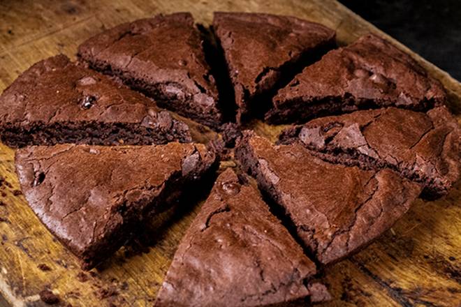 Order Chocolate Chip Brownie food online from Jet Pizza store, Lawrenceville on bringmethat.com