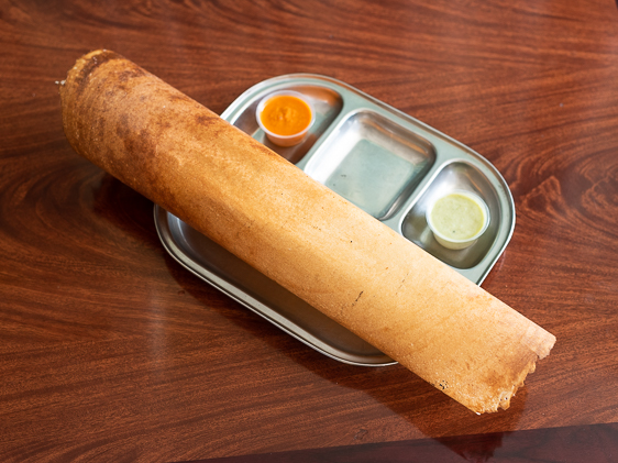 Order Madras Masala Dosa food online from Dosa Place store, Fremont on bringmethat.com