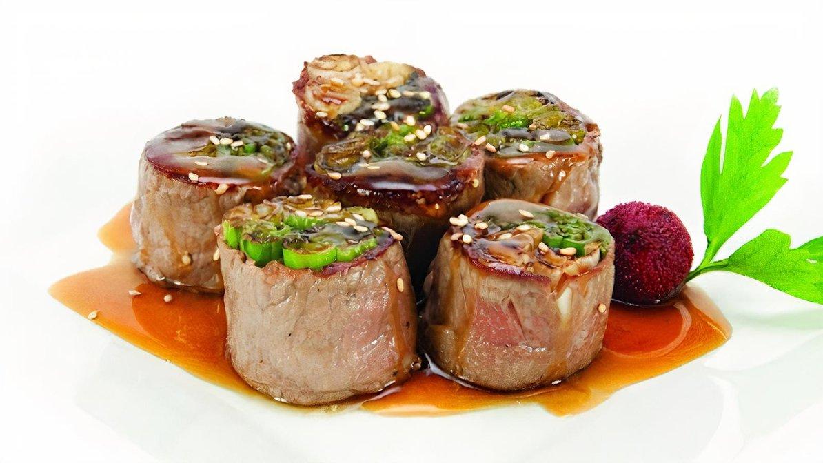 Order Beef Negimaki food online from Ginza Japanese Cuisine store, Wethersfield on bringmethat.com