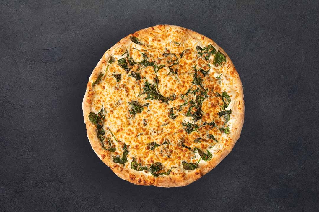 Order White Spinach Ricotta Gluten Free Pizza - 12'' food online from Westshore Pizza store, Tampa on bringmethat.com