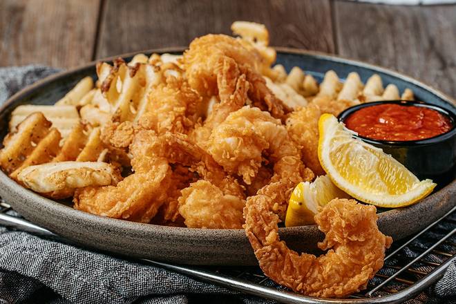Order Hand-Breaded Coastal Carolina Shrimp food online from Twisted Tenders store, Cookeville on bringmethat.com