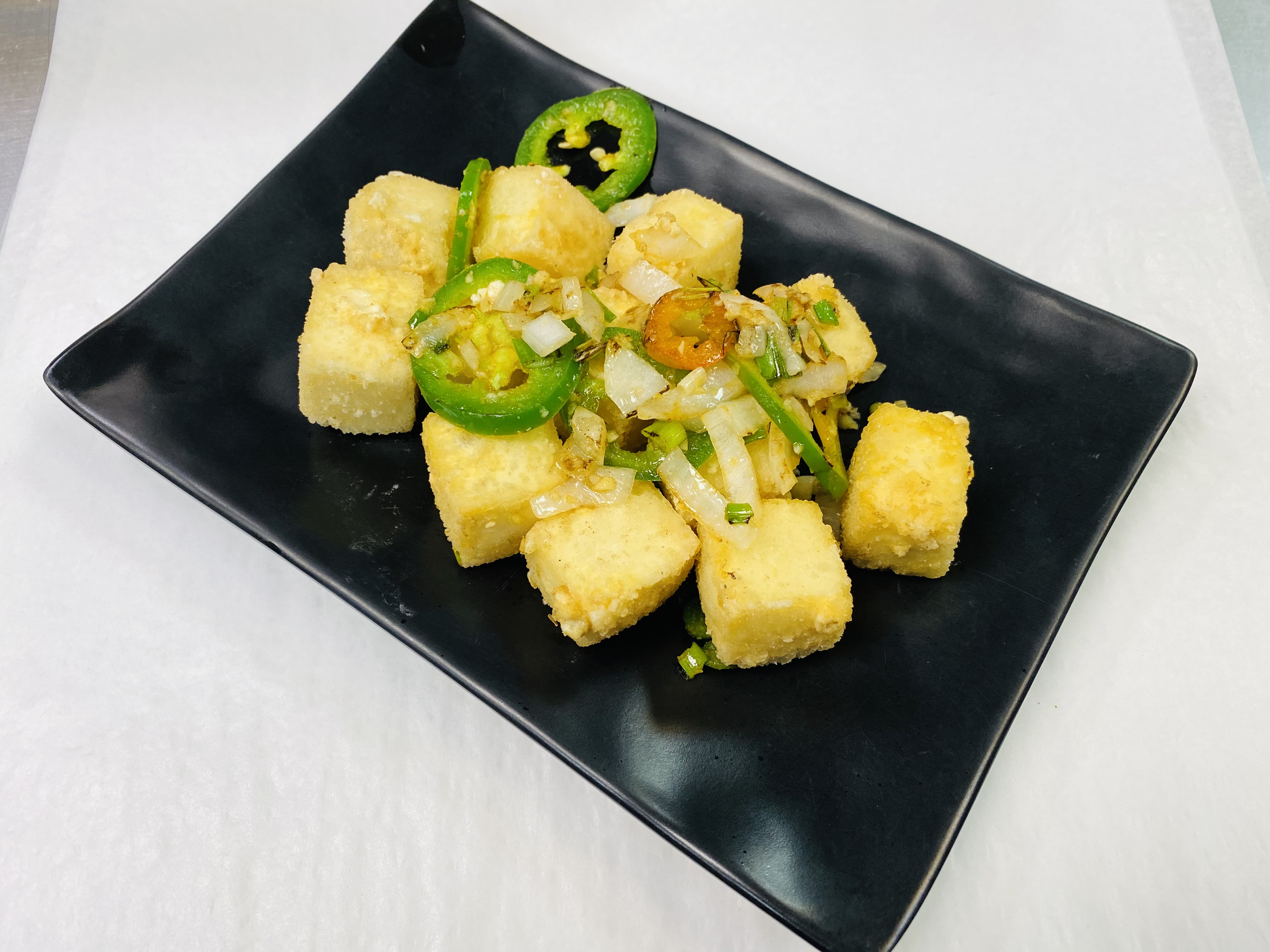 Order 41. Salted and Pepper Tofu food online from House of Pho store, Hoffman Estates on bringmethat.com