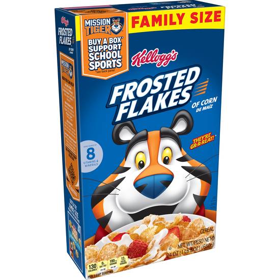 Order Frosted Flakes Breakfast Cereal, 24 OZ food online from Cvs store, SARATOGA on bringmethat.com