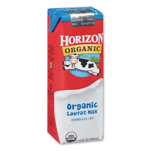 Order Horizon Organic Lowfat Milk 8 oz food online from The Waffle Bus store, Houston on bringmethat.com