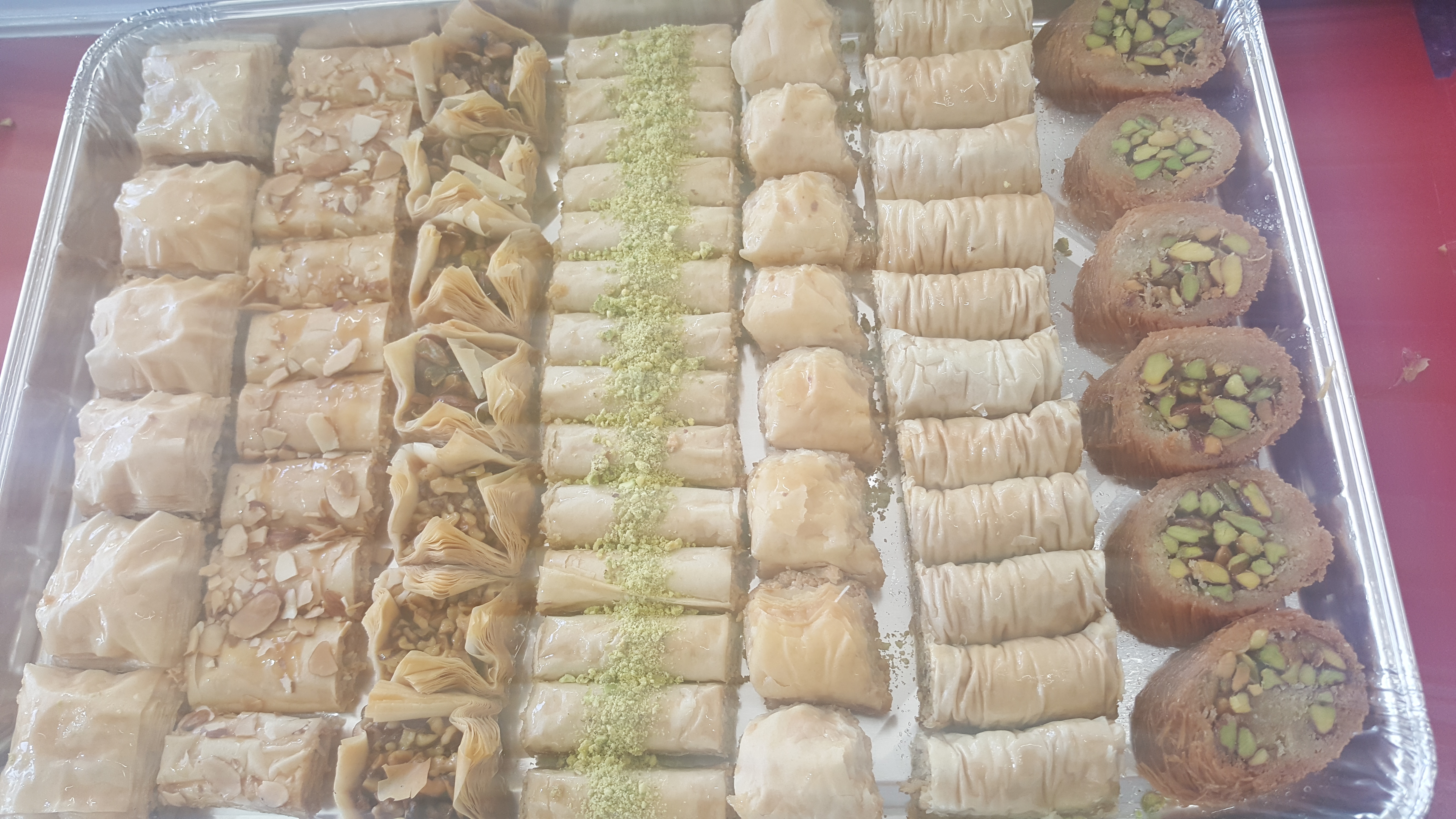 Order Assorted Large 3 (67Pieces) food online from Baklava Factory store, Glendale on bringmethat.com