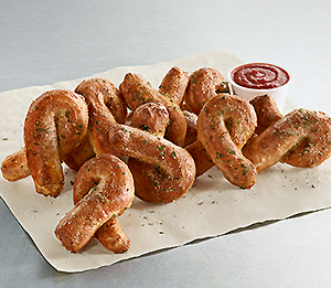 Order Garlic Twists food online from Domino's Pizza store, Fairfield on bringmethat.com